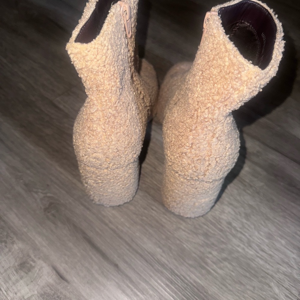 Tan Teddy Sherpa Booties - Picture 5 of 5